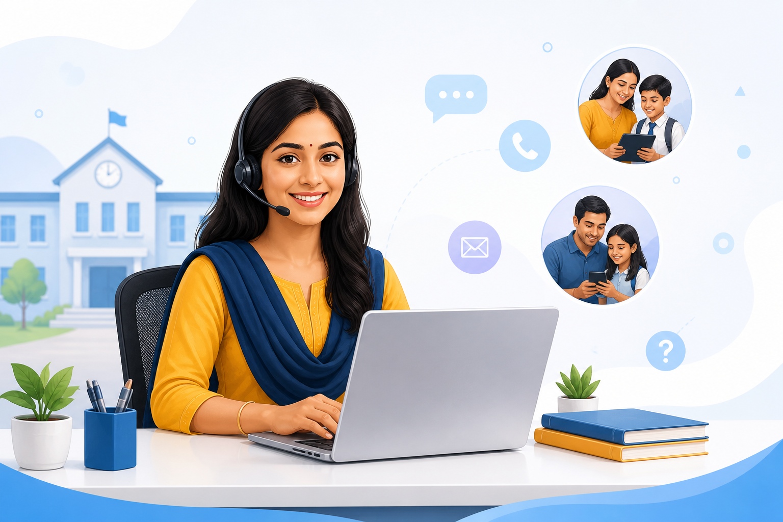 Utkarsh ERP school support desk